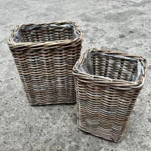 Plantenmand Grey rotan