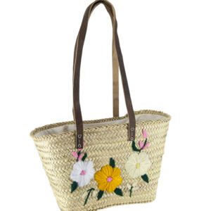 Schoudertas met bloemen