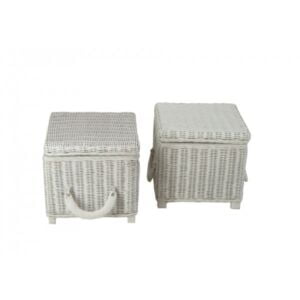 Opbergmandje Wendy 30x30x30 Wit