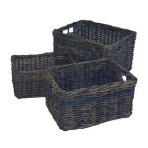 Mand 40x50x30 in Donker Grijs