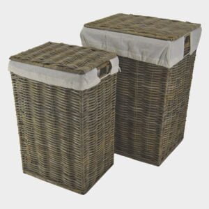 Wasmand Lotte 30x38x58 & 38x48x66 in Kubu Grey rotan